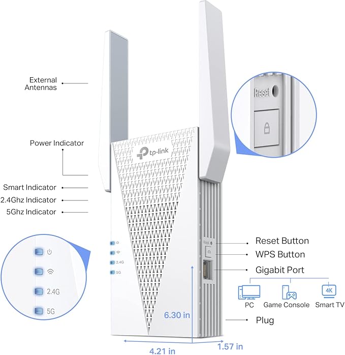 TP-Link RE715X AX3000 gamingstoreuae TP-Link RE715X AX3000 gamingstoreuae